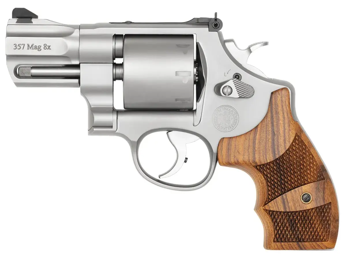 Smith & Wesson PC Model 627 N-Frame 357 Magnum 2.63" Barrel, Stainless/Wood - photo 5