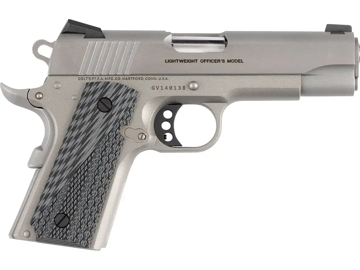 Colt's Manufacturing Company Lightweight Officers .45 ACP, 4.25" Barrel, Gray/Black - photo 2