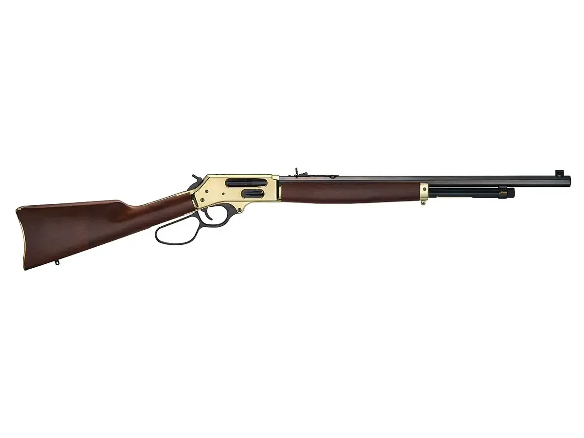 Henry Repeating Arms Brass 45-70 Government 22" BBL, Lever Action Rifle, Brass