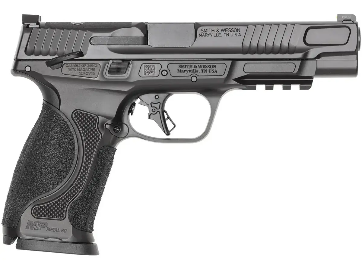 Smith & Wesson M&P9 M2.0 Metal HD OR FS 9mm, 5" Barrel, Black