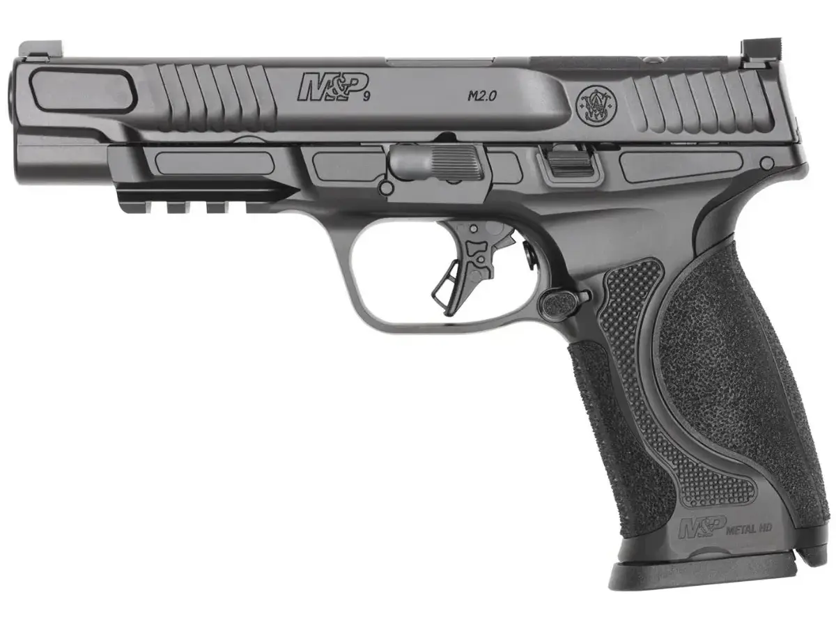 Smith & Wesson M&P9 M2.0 Metal HD OR FS 9mm, 5" Barrel, Black