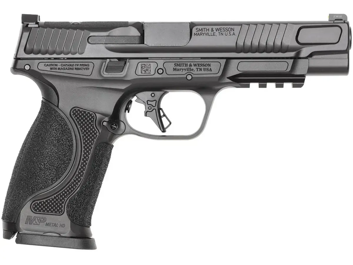 Smith & Wesson M&P9 M2.0 Metal HD OR FS 9mm, 5" Barrel, Black