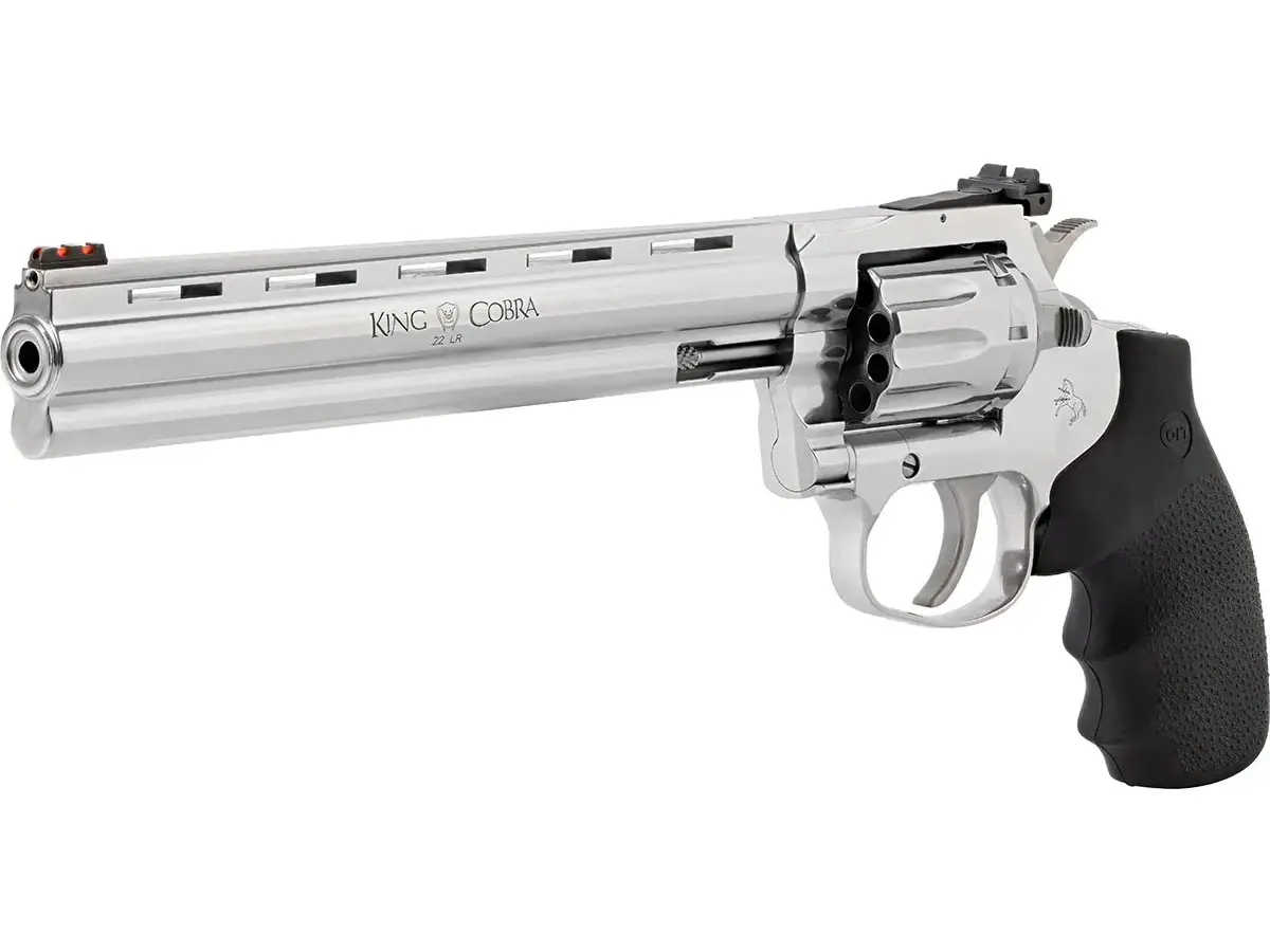 Colt's Manufacturing Company King Cobra Target .22 Long Rifle, 8" Barrel, DA/SA, Stainless - photo 2