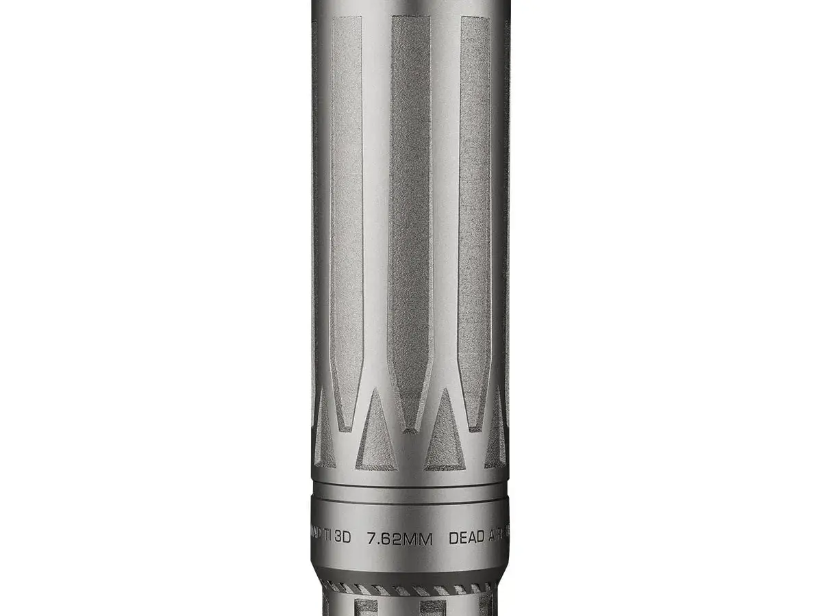 Nomad Ti Xeno 7.62mm/30 Caliber QD Suppressor Kit Silver