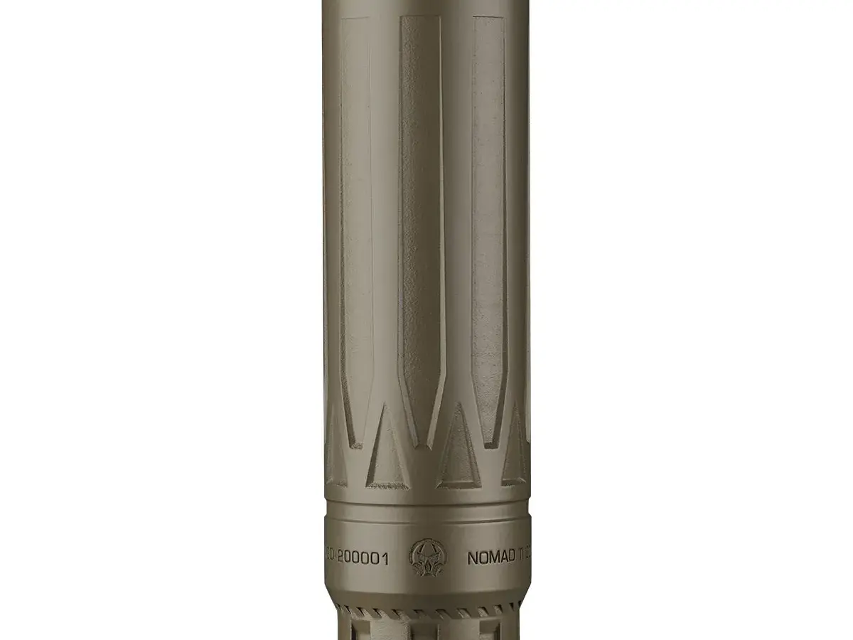 Nomad Ti Xeno 7.62mm/30 Caliber QD Suppressor Kit FDE