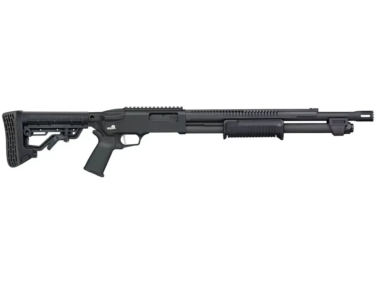 Mossberg 590R 12 Gauge 18.5" Barrel, Picatinny Rail, Black