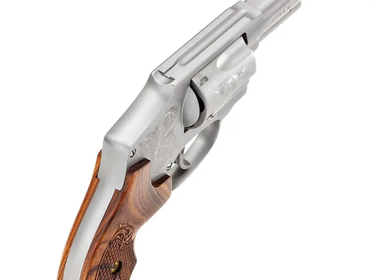 Smith & Wesson Model 640 Engraved .357 Magnum, 2.125" Barrel, Stainless/Wood - photo 5