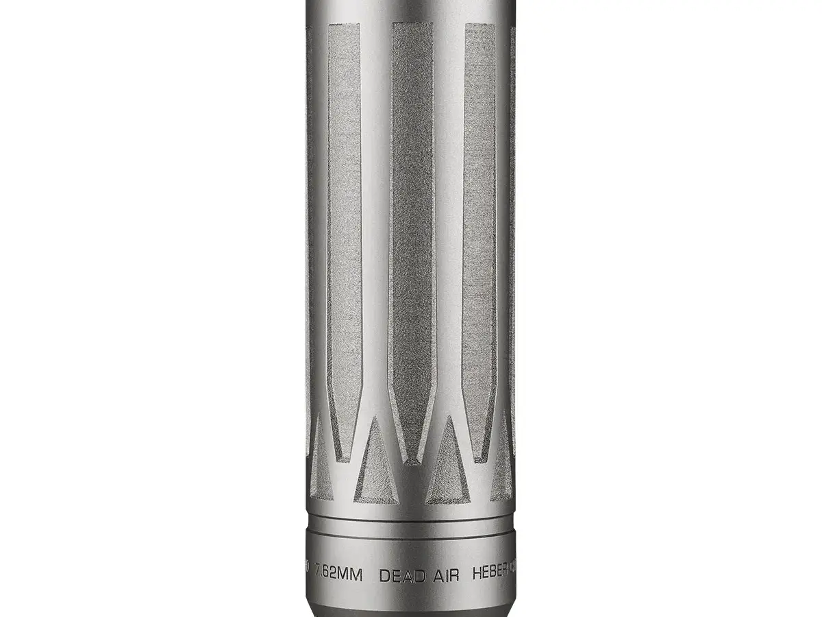 Nomad Ti 7.62mm/30 Caliber Direct Thread Suppressor Silver