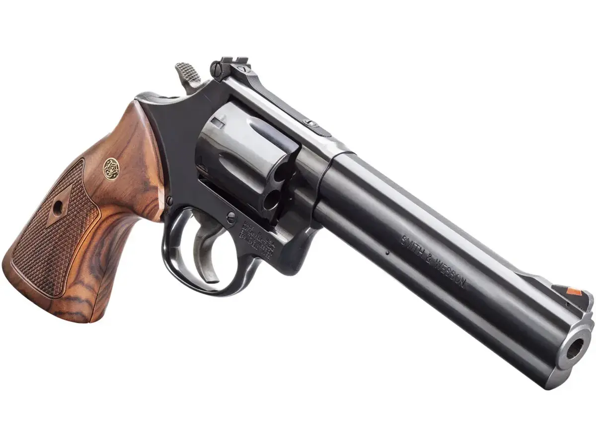 Smith & Wesson Model 586 L-Frame 357 Magnum, 6" Barrel, Blued/Walnut - photo 3
