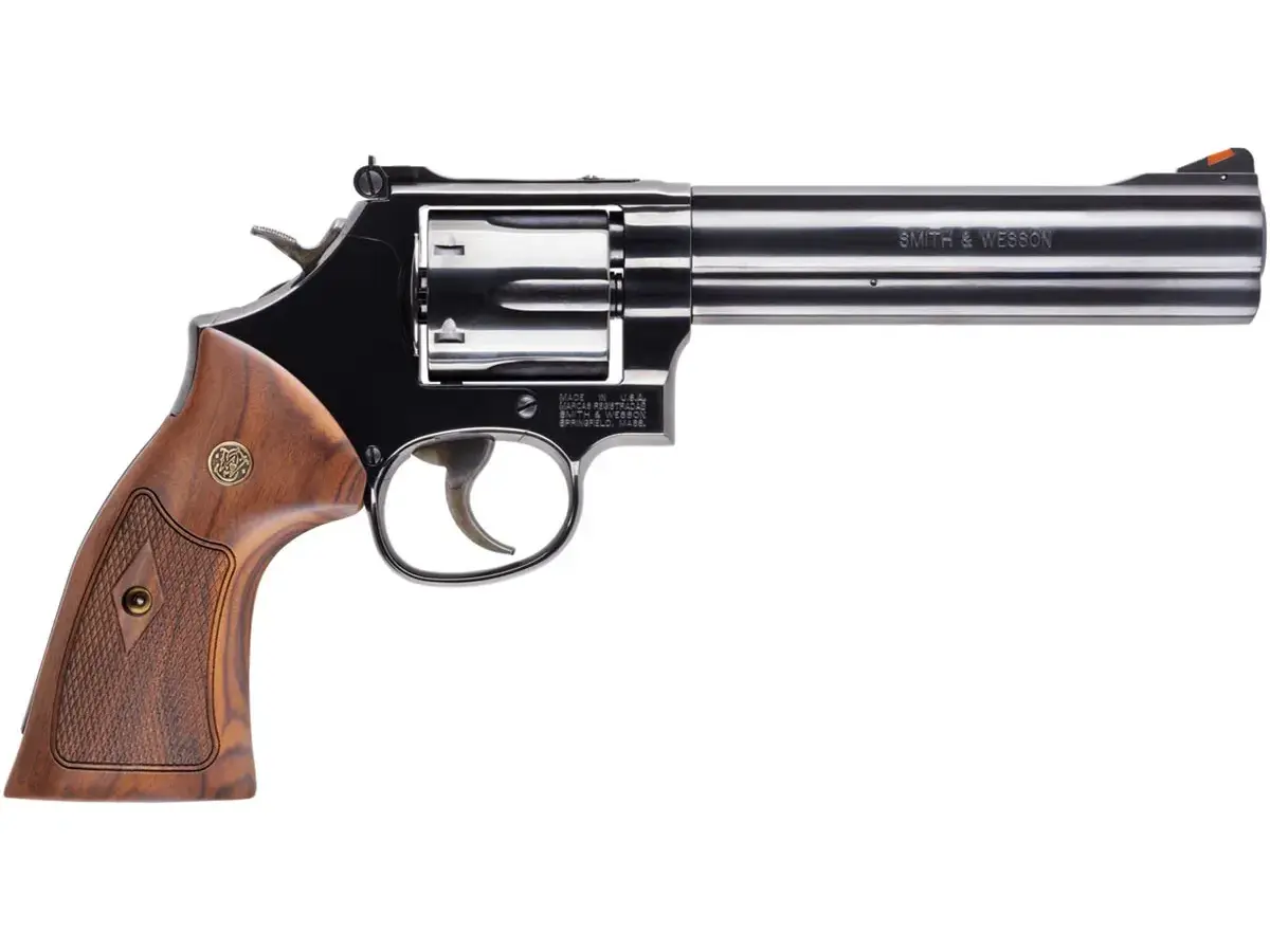 Smith & Wesson Model 586 L-Frame 357 Magnum, 6" Barrel, Blued/Walnut - photo 6