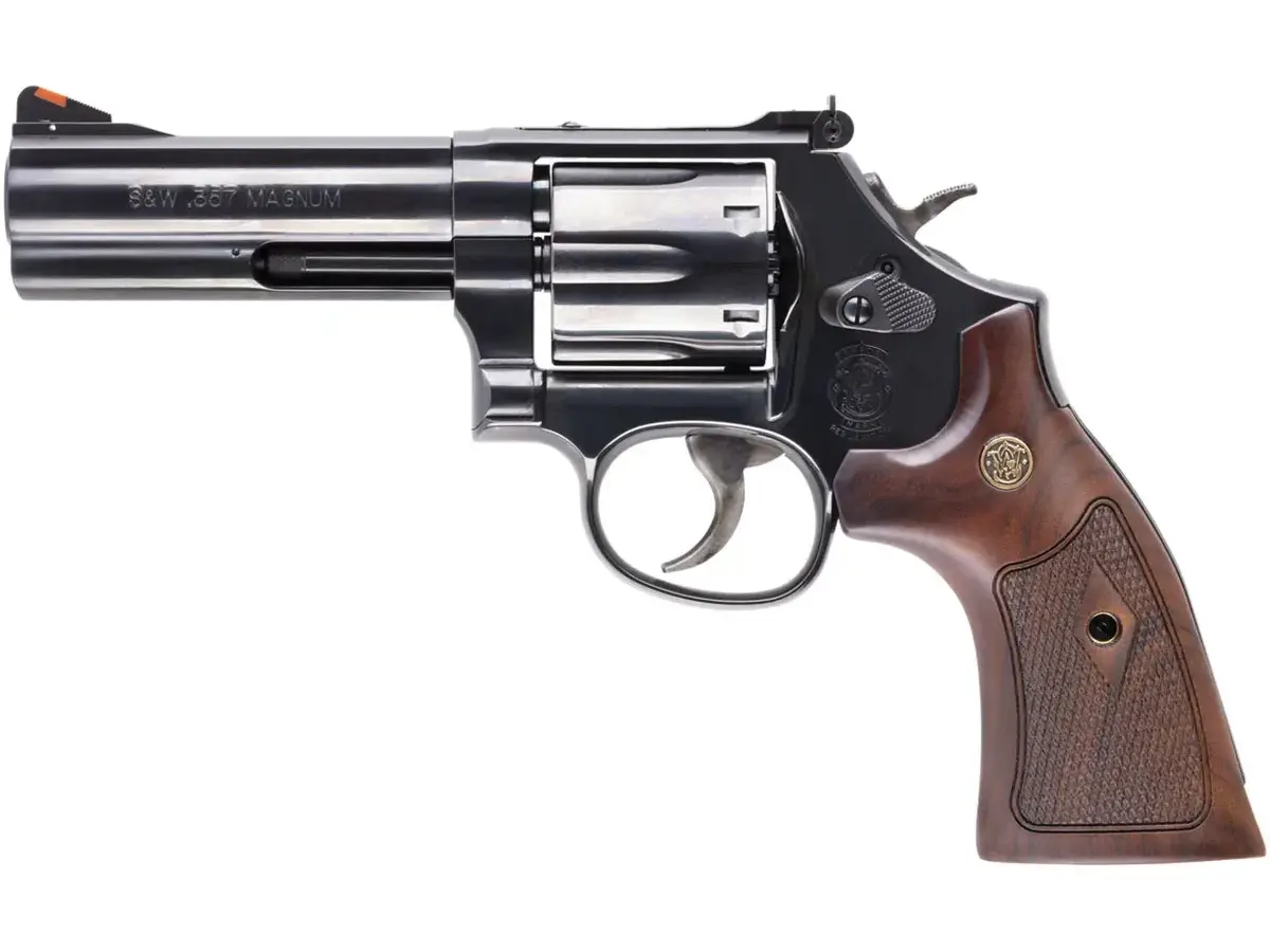 Smith & Wesson Model 586 L-Frame .357 Magnum, 4" Barrel, Blued/Walnut - photo 2