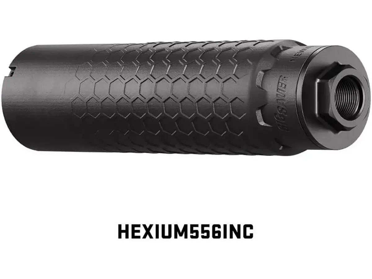 HEXIUM 5.56mm Inconel HUB Direct Thread Suppressor Black - photo 2