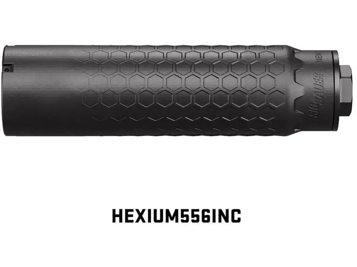 HEXIUM 5.56mm Inconel HUB Direct Thread Suppressor Black - photo 3