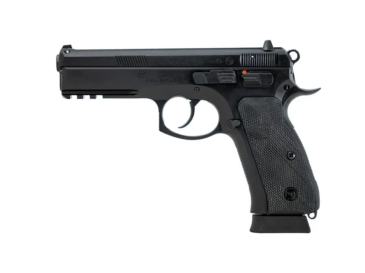 CZ 75 SP-01 9mm, 4.6" Barrel, Black
