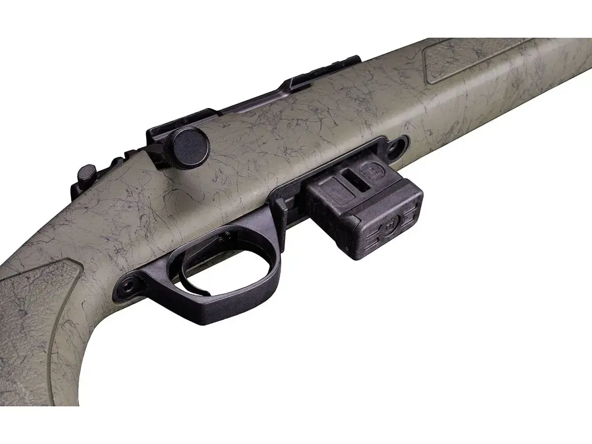 Bergara BMR-X Carbon .22 LR, 18" Barrel, Green/Black Webbing - photo 3