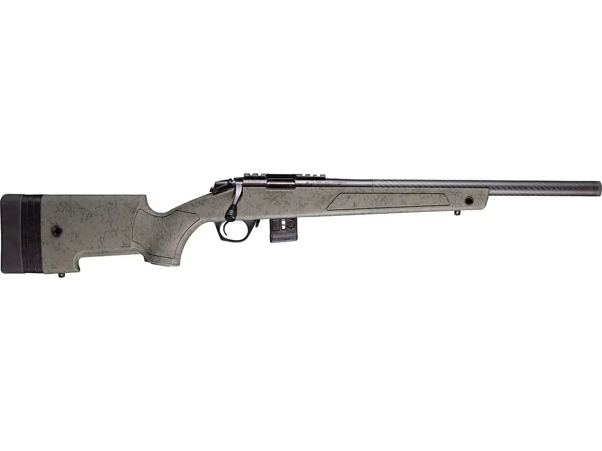 Bergara BMR-X Carbon 22 WMR 18" Barrel, Green/Black Webbing - photo 2