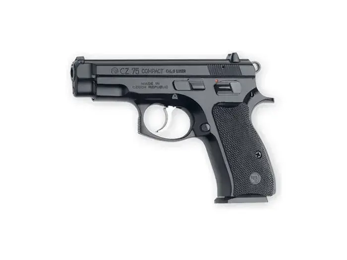 CZ 75 Compact 9mm, 3.75" Barrel, Black