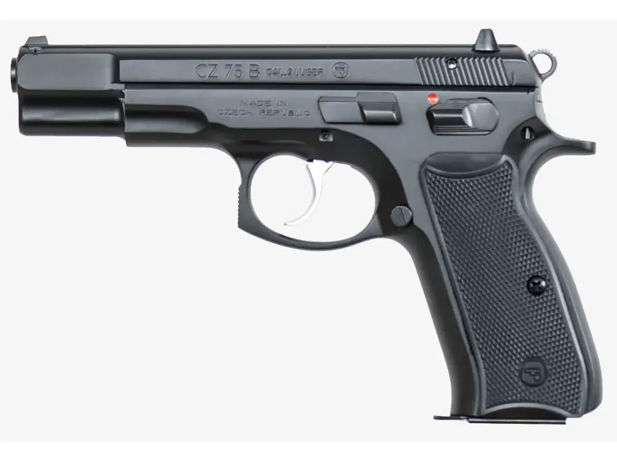 CZ 75 B 9mm Luger, 4.6" Barrel, Black