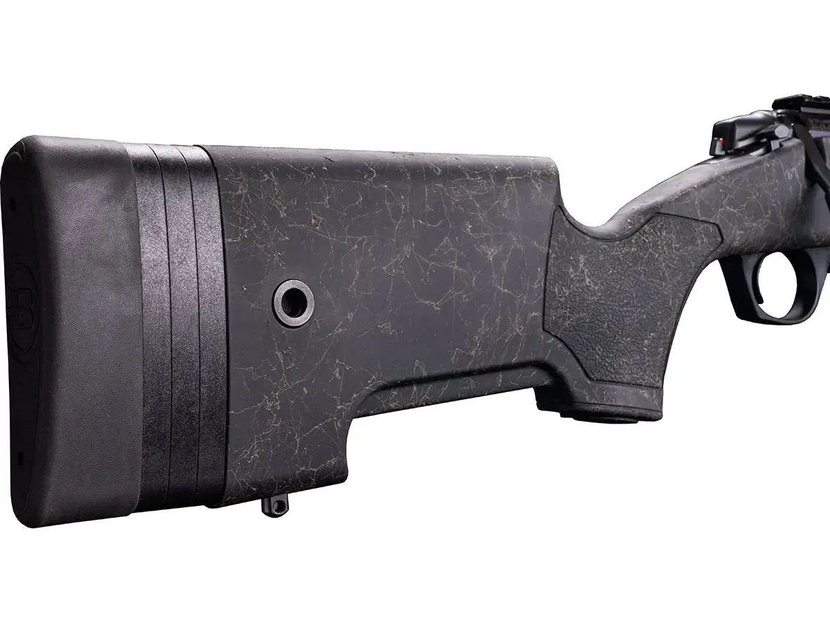 Bergara BMR-X Steel 22 WMR 18" Barrel, Black/Green Webbing - photo 3