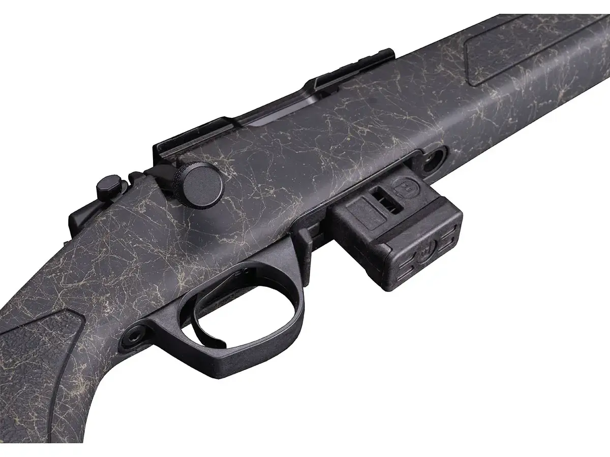 Bergara BMR-X Steel 22 WMR 18" Barrel, Black/Green Webbing - photo 5