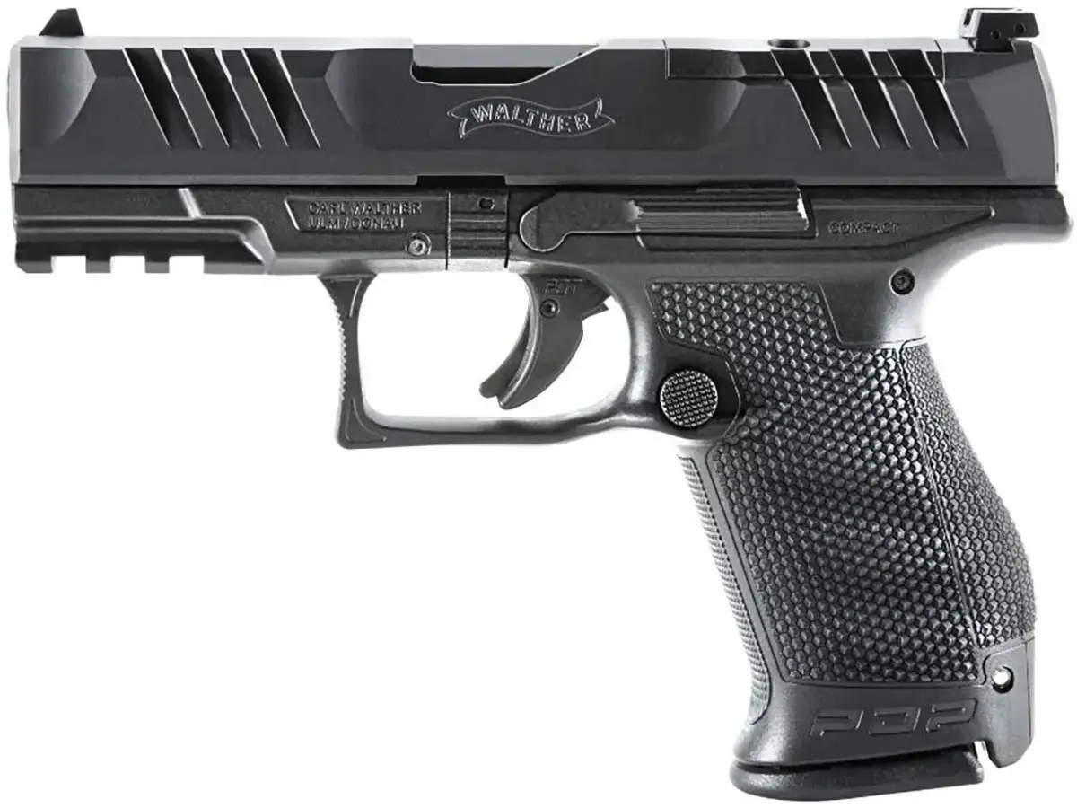 Walther PDP Compact 9mm, 4" Barrel, Black, CA Compliant