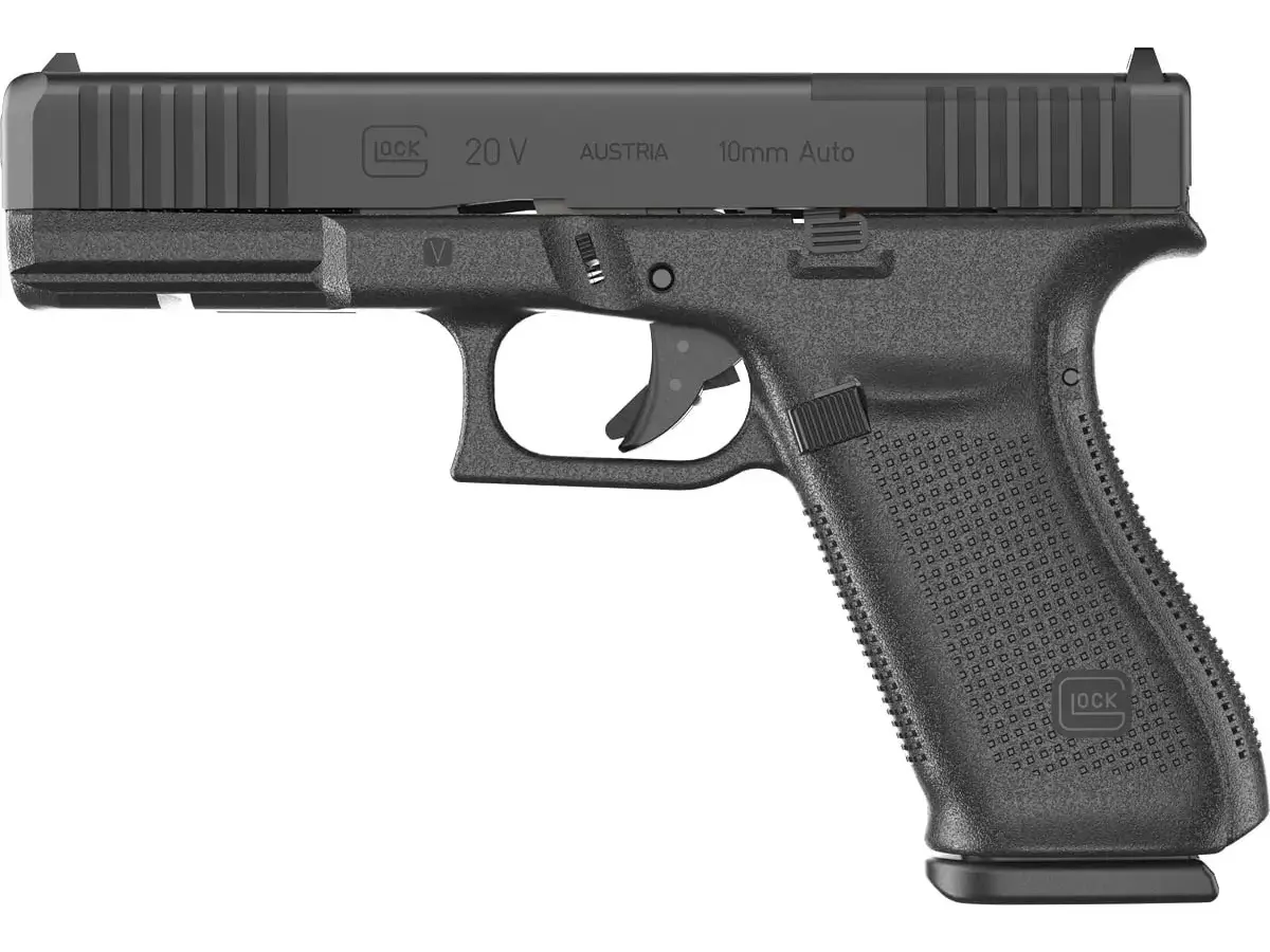 Glock G20V MOS 10mm, 4.61" Barrel, Black