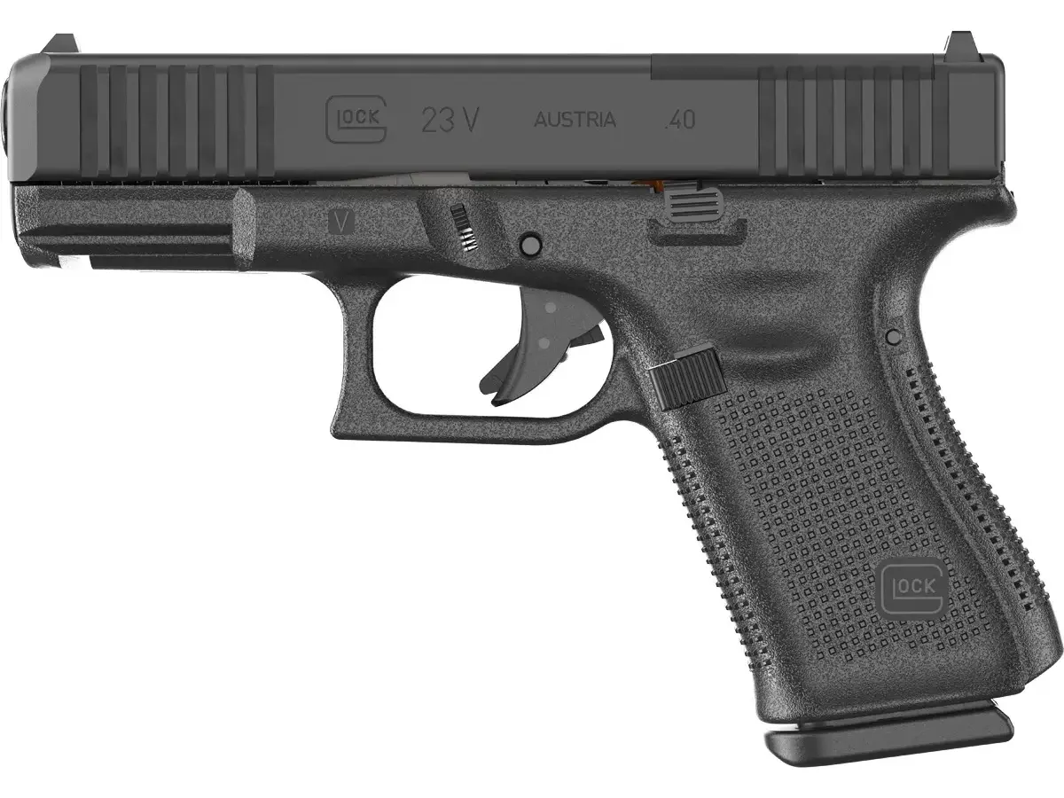 Glock G23V MOS .40 S&W, 4.02" Barrel, Black