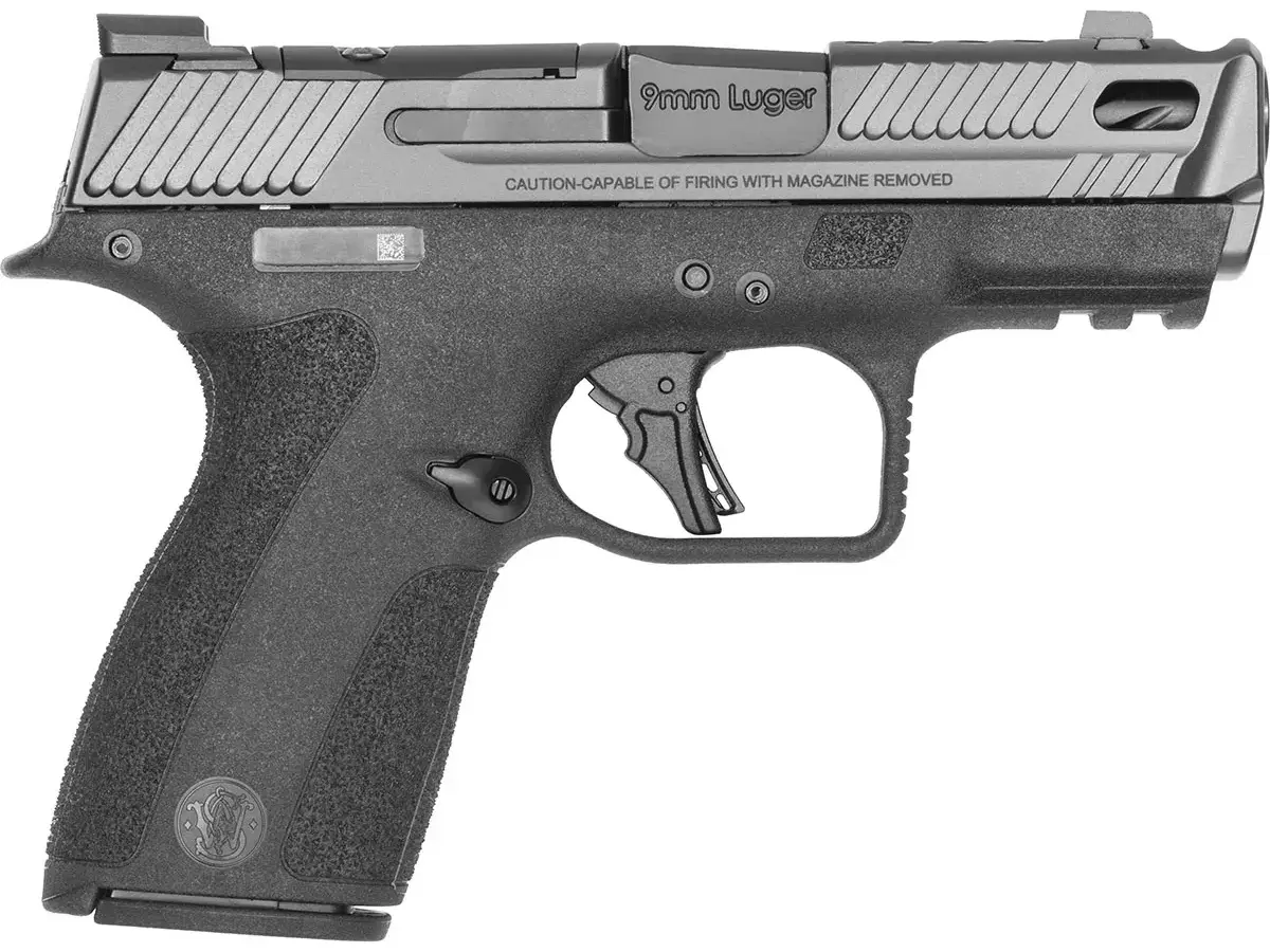 Smith & Wesson PC M&P9 Shield XCarry Comp 9mm, 3.6" Barrel, TS, Black