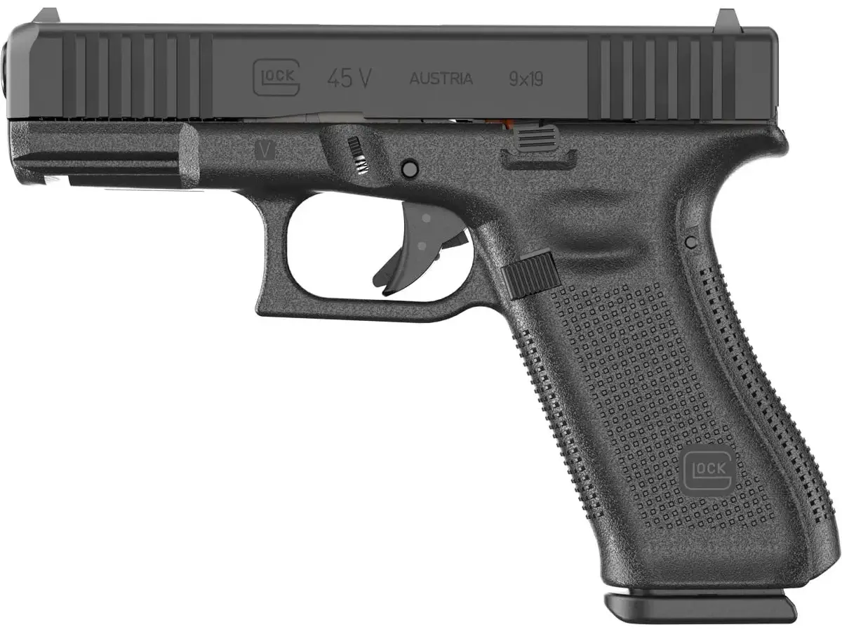 Glock G45V 9mm, 4.02" Barrel, Black