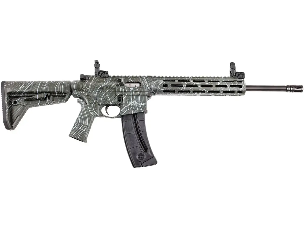 Smith & Wesson M&P 15-22 Sport 22 LR 16.5" Barrel, ODG Topo Finish - photo 3