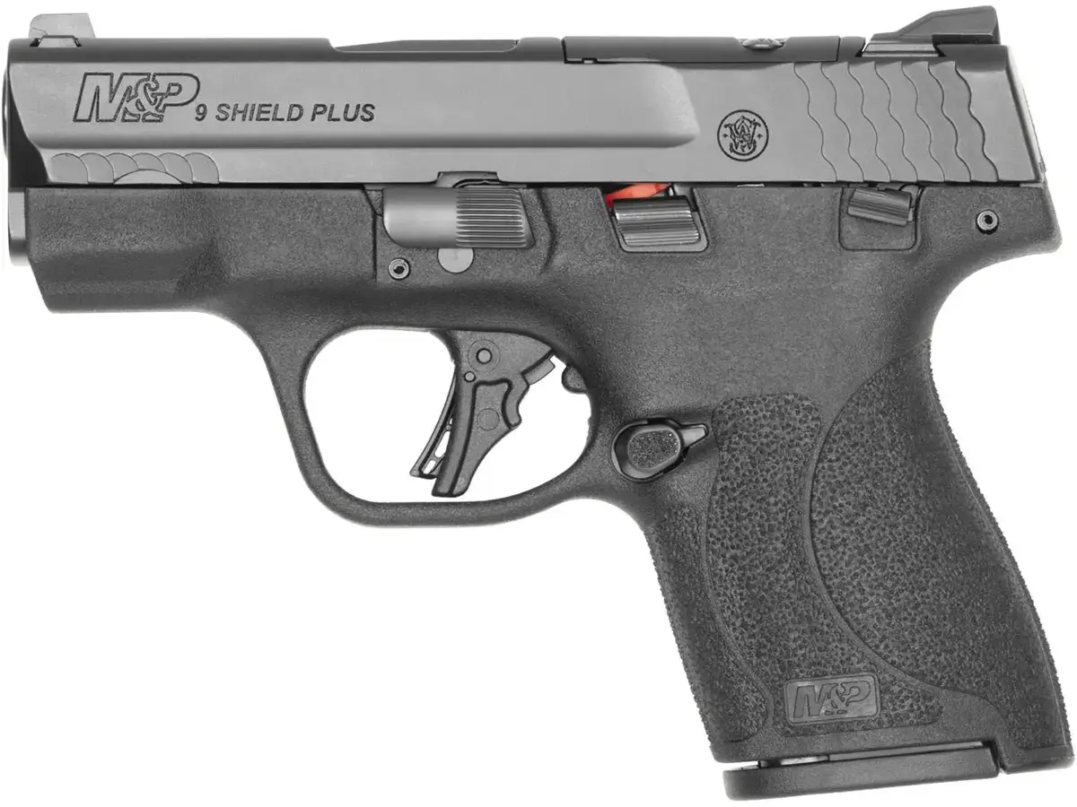 Smith & Wesson M&P9 Shield Plus OR 9mm, 3.1" Barrel, Black, CA Compliant - photo 4