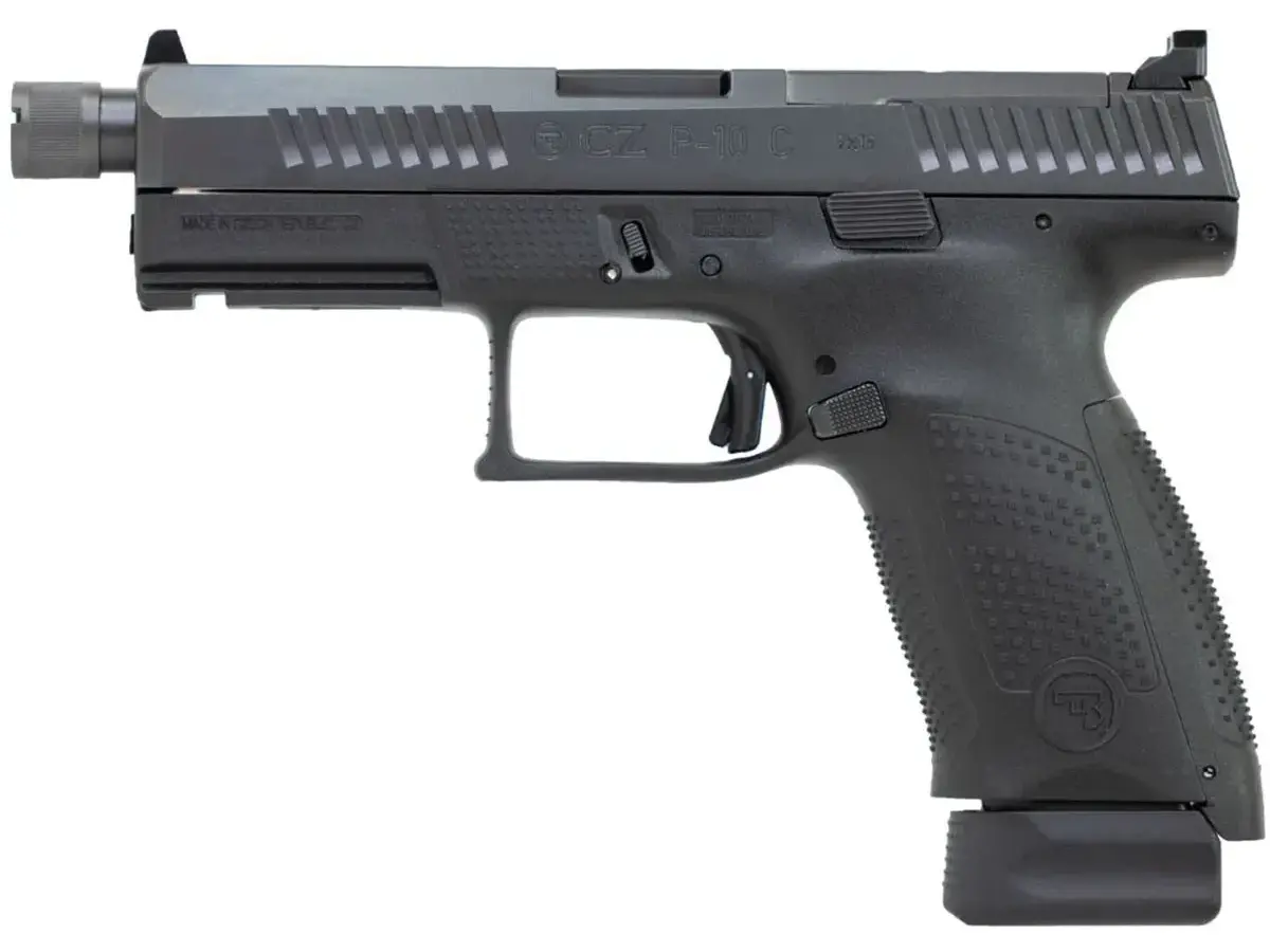 CZ P10 C OR SR 9mm, 4.6" Barrel, Black - photo 2