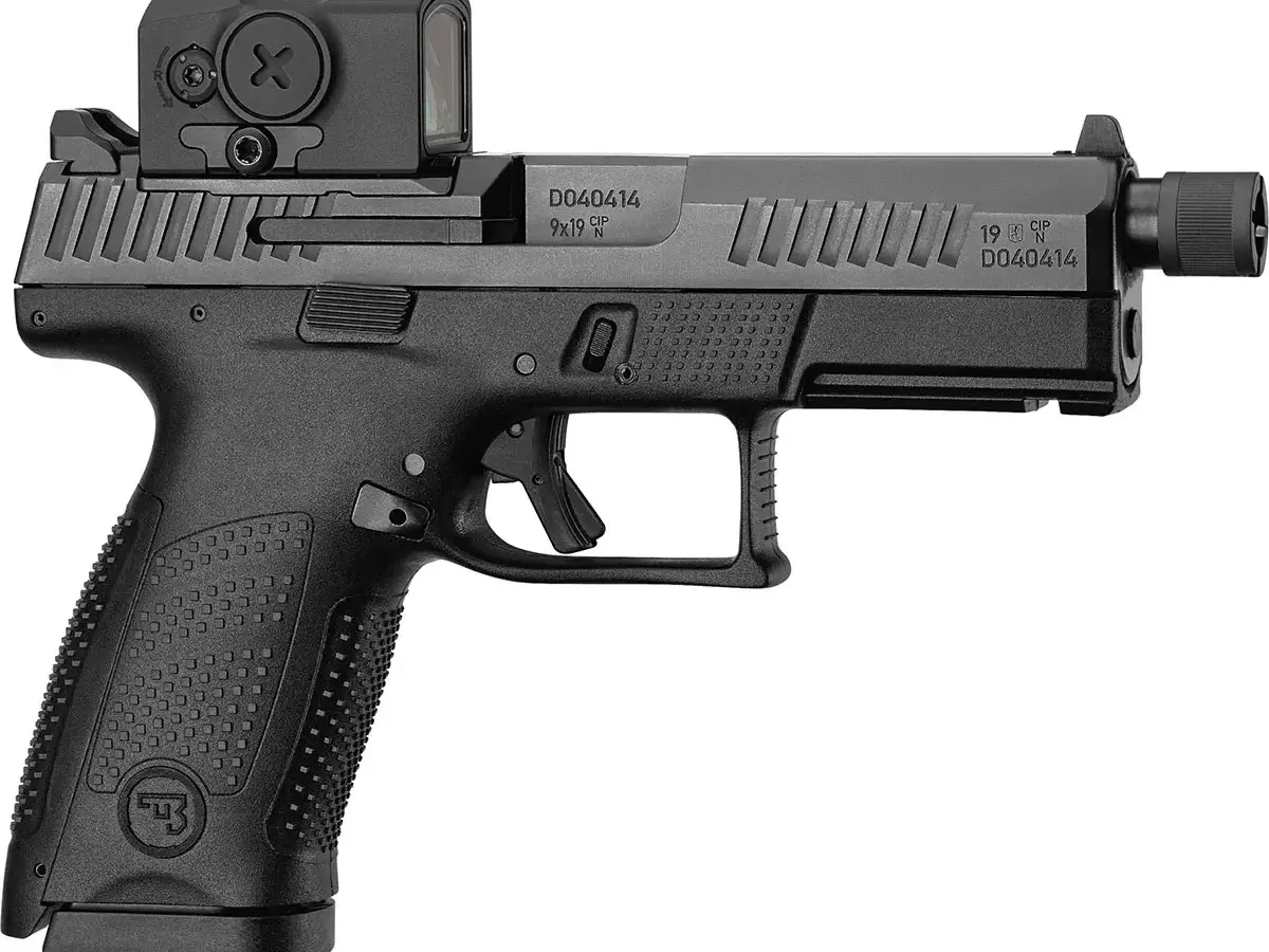 CZ P10 C OR SR 9mm, 4.6" Barrel, Black - photo 3