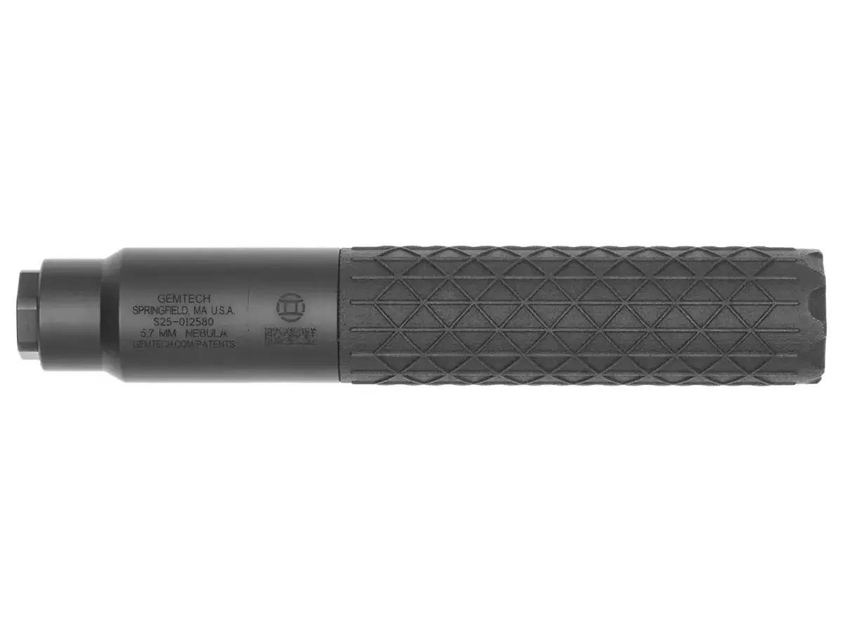 Nebula 5.7x28mm 1/2x28 Direct Thread Suppressor Black - photo 3