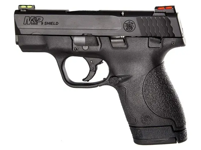 Smith & Wesson M&P9 Shield 9mm Luger 3.1" Hi-Viz, Black