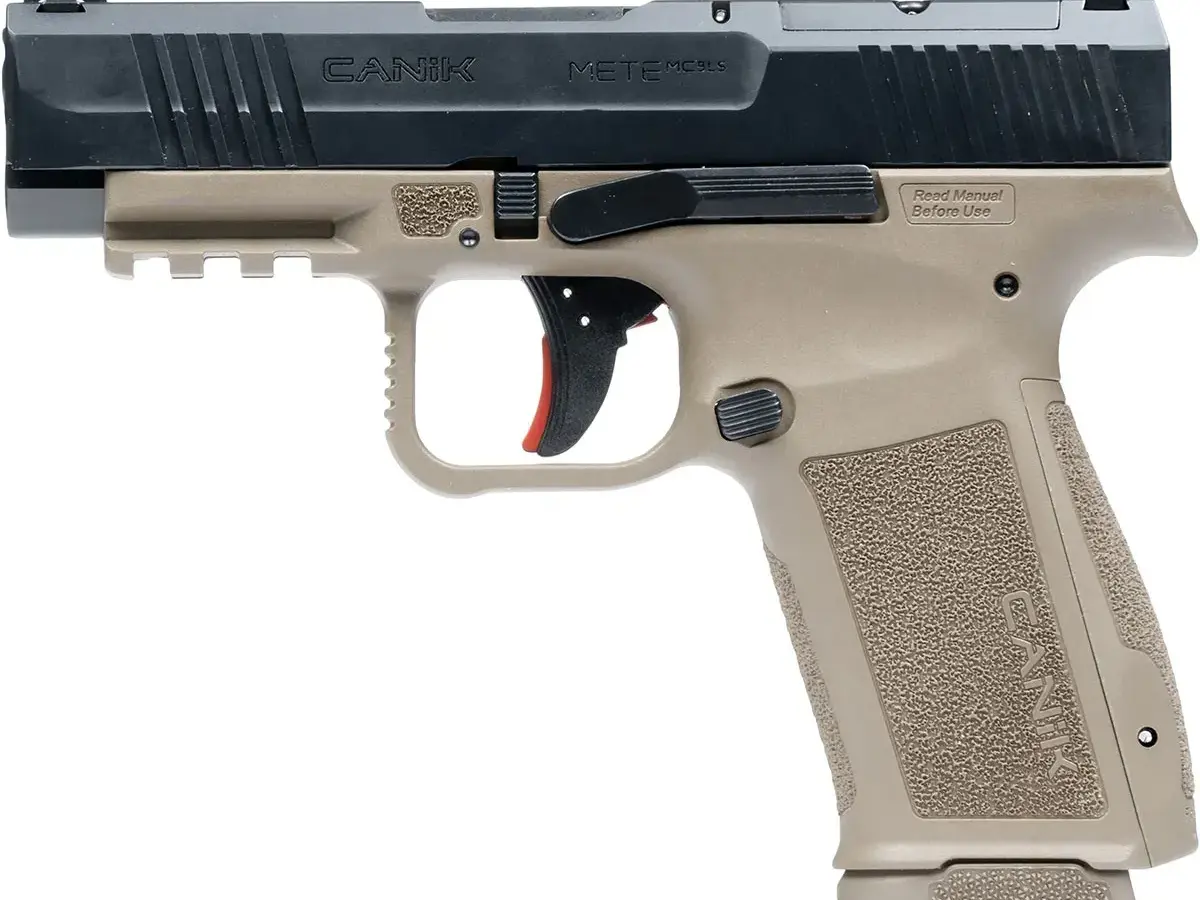 Canik METE MC9LS 9mm Luger, 3.63" Barrel, Black/FDE