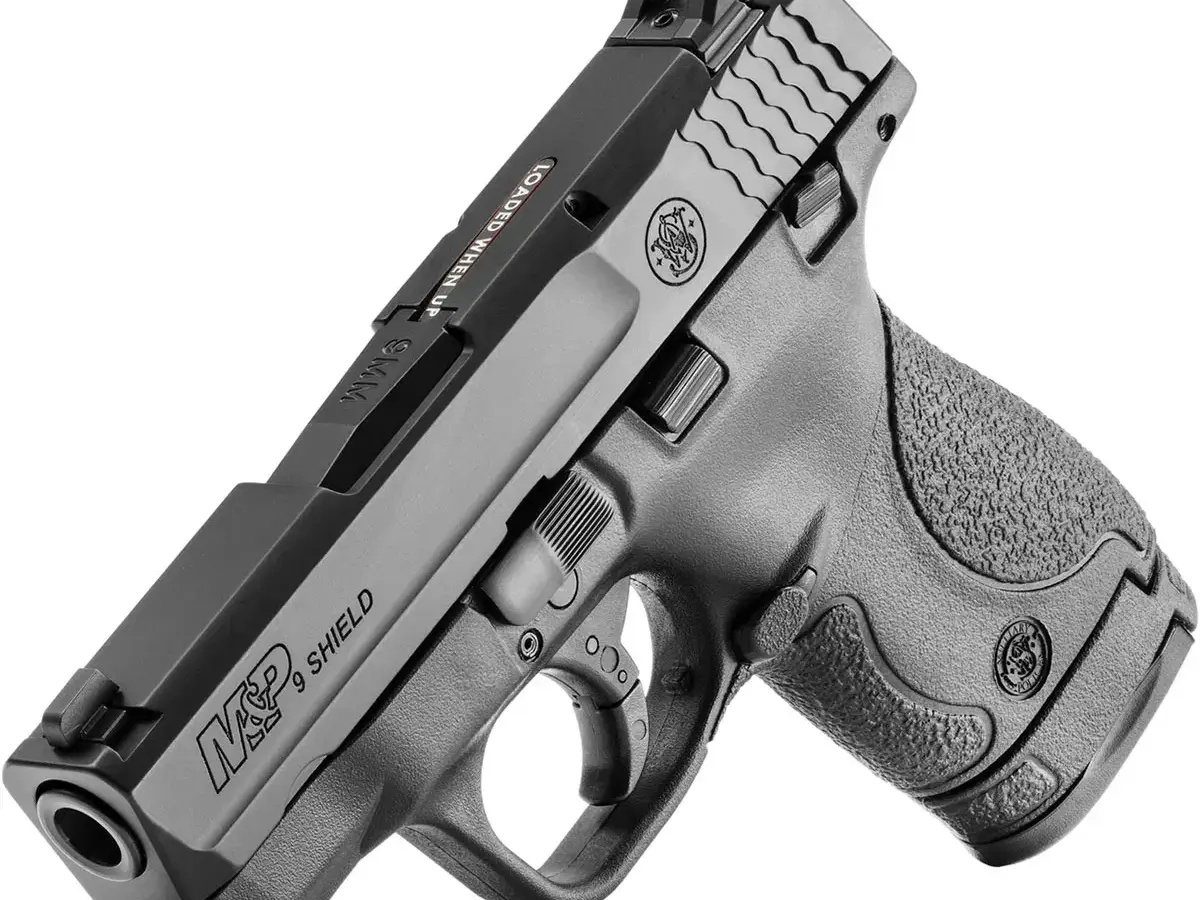 Smith & Wesson M&P9 Shield 9mm Luger, 3.1" Barrel, White Dot, Black