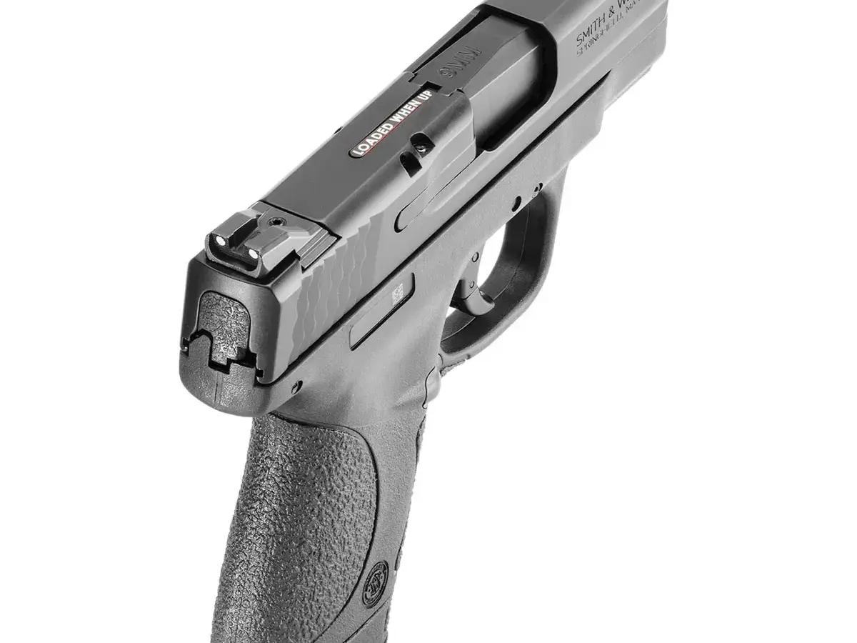 Smith & Wesson M&P9 Shield 9mm Luger, 3.1" Barrel, White Dot, Black - photo 3