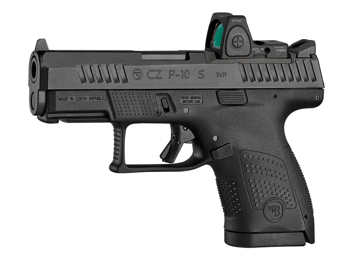 CZ P-10 S Optic Ready 9mm Luger, Black