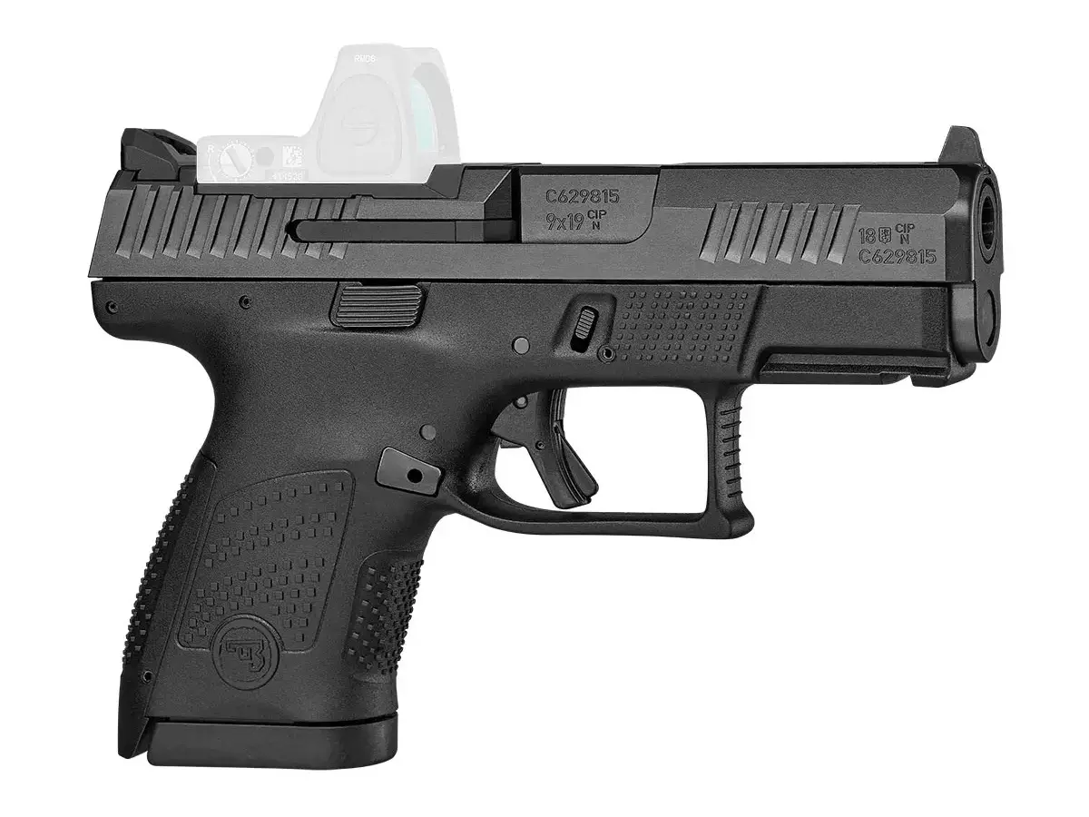 CZ P-10 S Optic Ready 9mm Luger, Black - photo 2