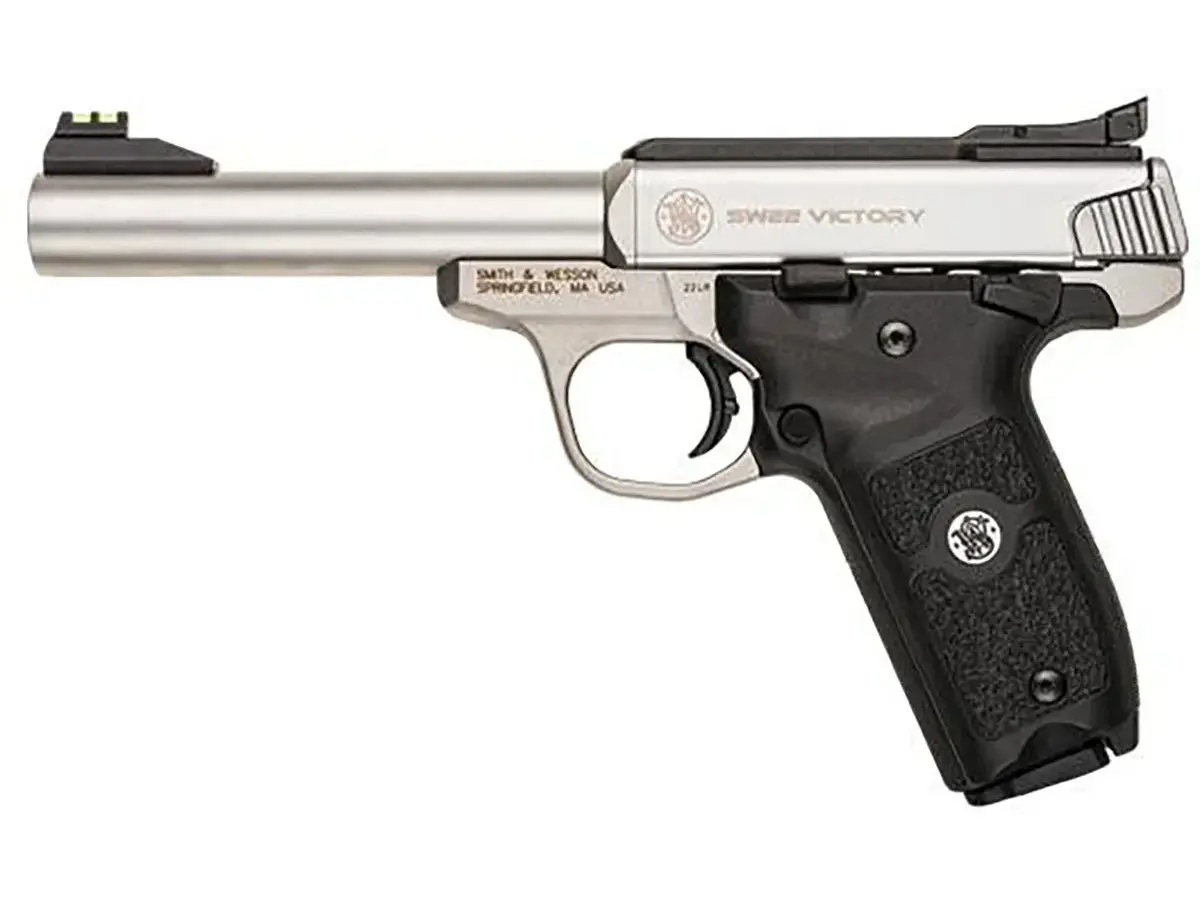 Smith & Wesson SW22 Victory 22 LR, 5.5" Barrel, Stainless/Black - photo 5