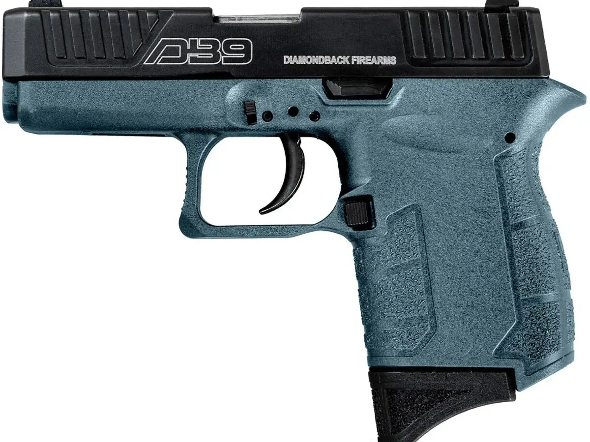 Diamondback DB9 Gen 4 9mm, 3.1" Barrel, Black/JJ Blue