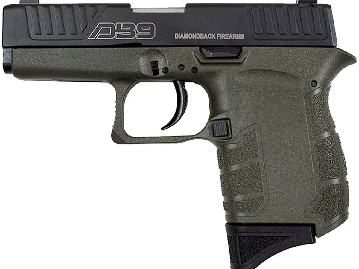 Diamondback DB9 Gen 4 9mm, 3.1" Barrel, Black/ODG - photo 2