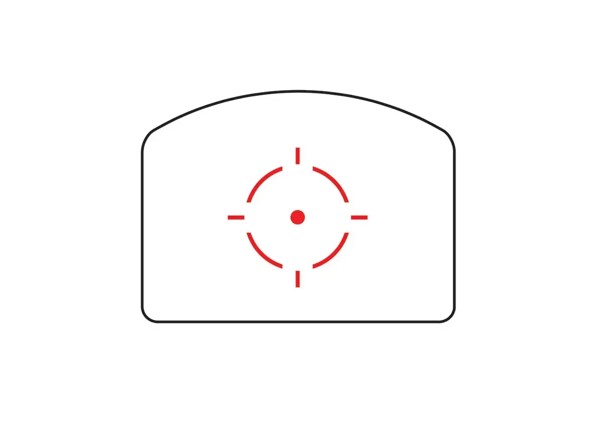 RMR HD 3.25 MOA Dot W/55 MOA Adj LED Reflex Red Dot Black - photo 8