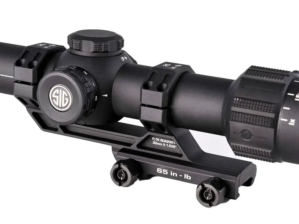 Tango MSR 1-6X24Mm FFP Ill BDC 6 Reticle W/Mount Black - photo 7
