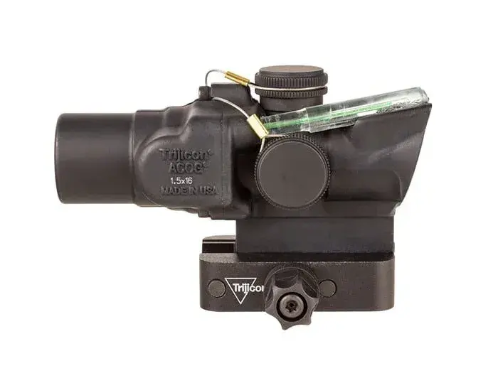 Compact ACOG 1.5x16S Fixed Red Circle Dot W/Q-LOC Mount