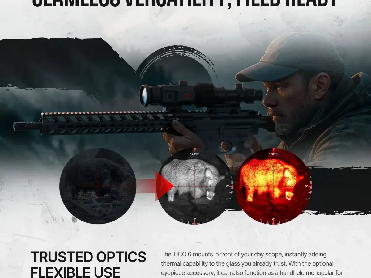 TICO 6 1x 384x288 Clip-On Thermal Optic - photo 4