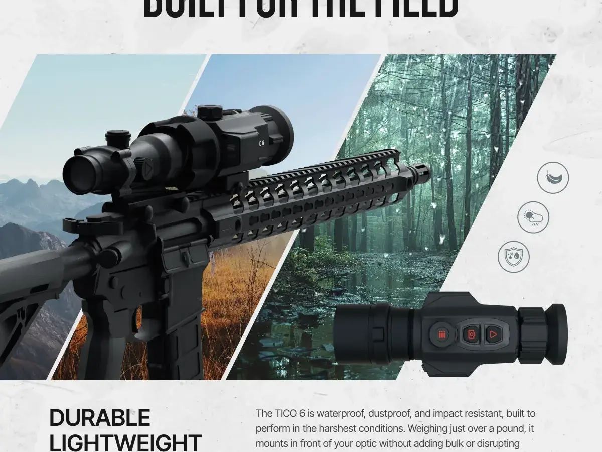 TICO 6 1x 384x288 Clip-On Thermal Optic - photo 5