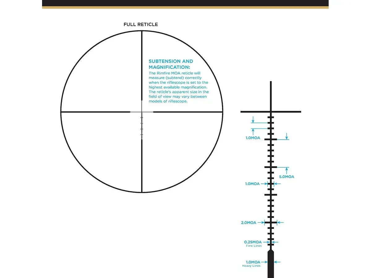 VX-Freedom 3-9x40mm SFP Rimfire MOA Reticle Black - photo 4
