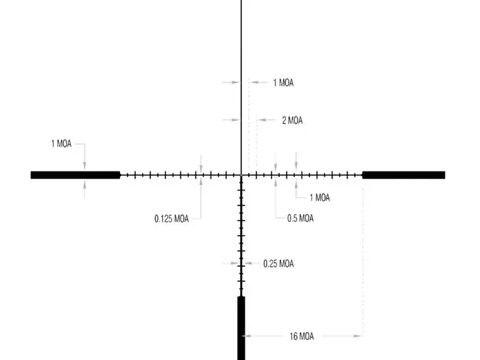 AccuPoint 3-18x50mm SFP Illum Green Dot MOA Ranging BLK - photo 3